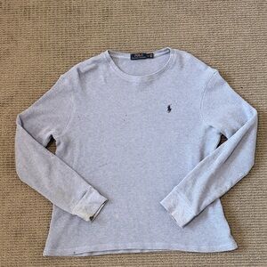 Ralph Lauren Light Blue Waffle Knit Pullover
